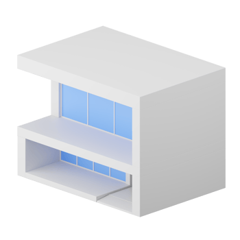 3d render of modern house. png