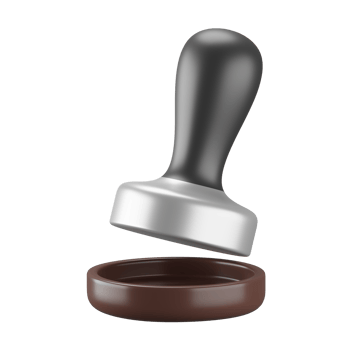 3d icon of coffee tamper. png