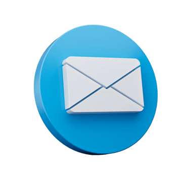 Notification message blue icon bubble symbol or new contact alert chat and web design 3D illustration png