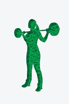 sport woman grass 05 vector