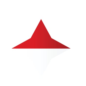 Geometry Indonesia Flag vector
