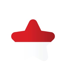 Geometry Indonesia Flag vector
