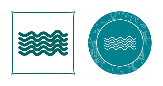Magnetic Waves Vector Icon