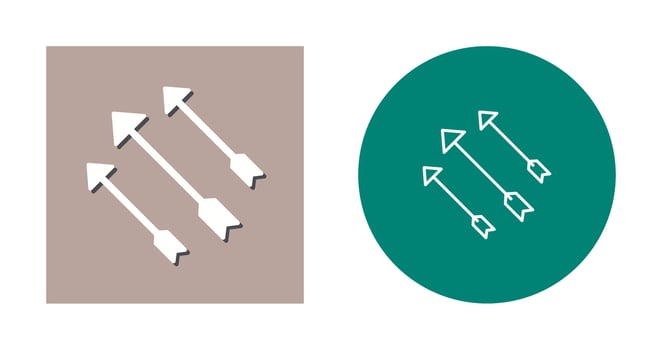 Unique Arrows Vector Icon