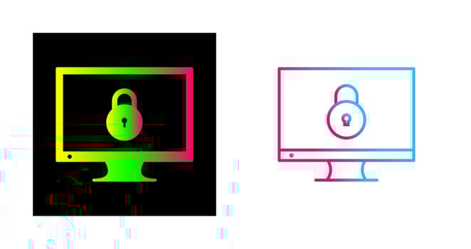 Unique Closed Access Vector Icon
