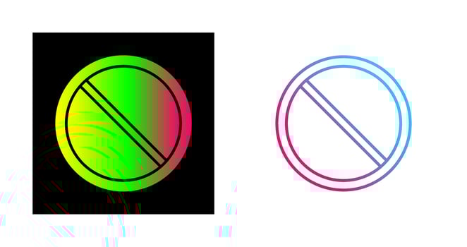 Prohibited Vector Icon