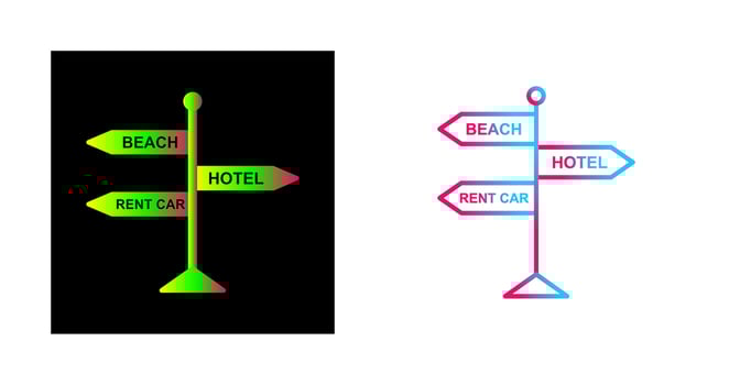 Signboard Vector Icon