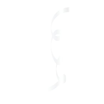 White Curly Ribbon Illustration vector