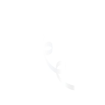 White Curly Ribbon Illustration vector