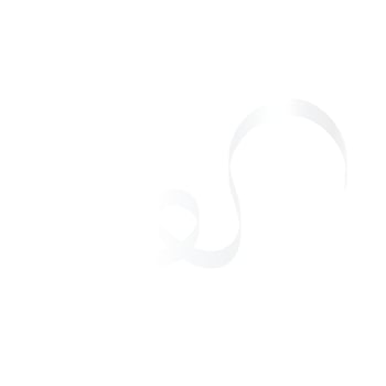 White Curly Ribbon Illustration vector