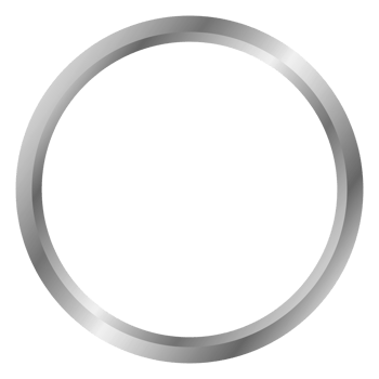 silver circle png transparent