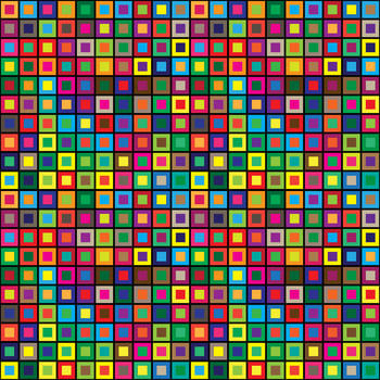 Abstract colored square modern seamless pattern vector