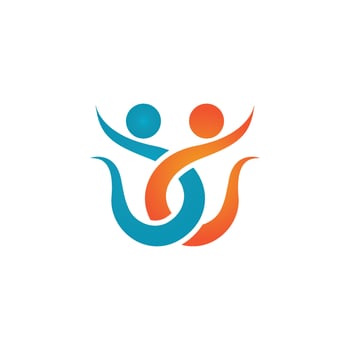 Community, network and social icon vector