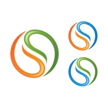 Business corporate S letter logo vector