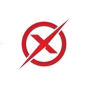 X Letter Logo Template vector icon