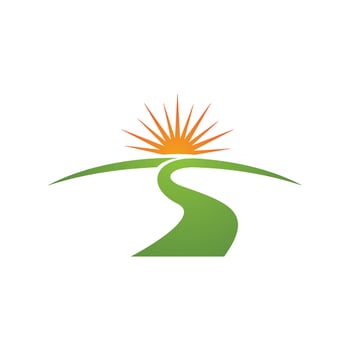 River vector icon illustration