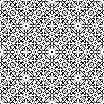 Black seamless abstract pattern. Overlay for background and backdrop. Ornamental design. PNG graphic illustration with transparent background.