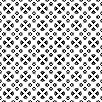 Black seamless abstract pattern. Overlay for background and backdrop. Ornamental design. PNG graphic illustration with transparent background.