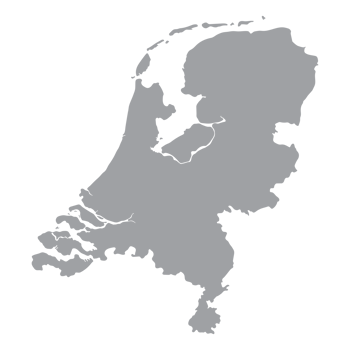 Netherlands map. Map of Holland in high details on greycolor png