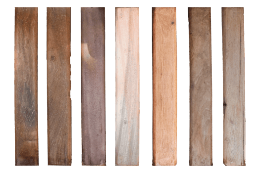 collection of various empty wood panel isolated on transparent background. PNG Format