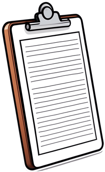 clipboard with pencil and checklist png ai generative