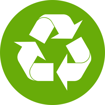 Recycle icon recycling garbage symbol environment for graphic design, logo, web site, social media, mobile app, ui illustration png