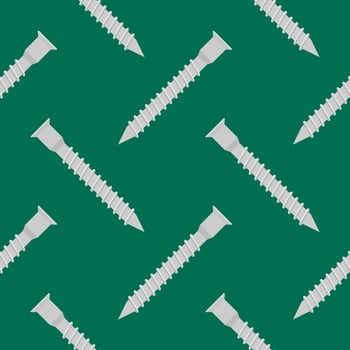 screw seamless pattern flat design vector illustration. pile screws seamless pattern