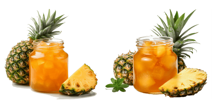 fruit jam pineapple yellow png