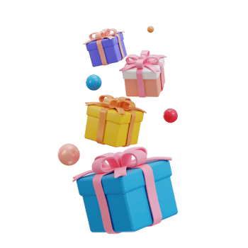 3d gift box package icon design png