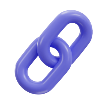 chain link backlink link icon 3d render png