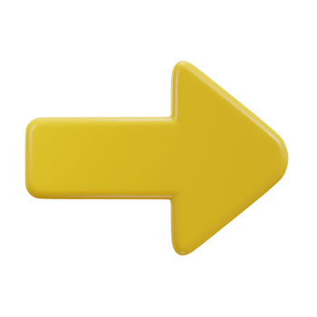 right arrow icon on 3d rendering illustration png