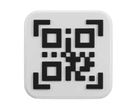 qr code scanning payment qr code 3d icon png