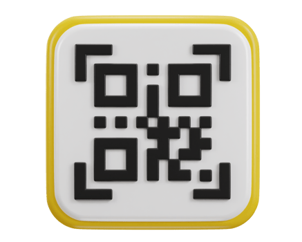 qr code scanning payment qr code 3d icon png