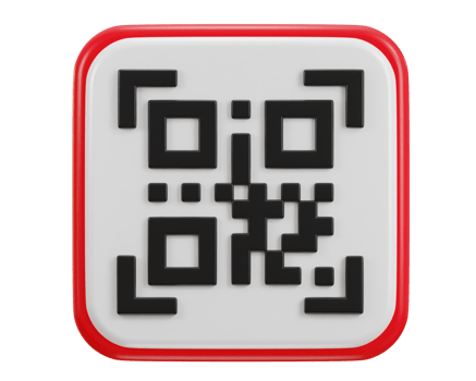 qr code scanning payment verification qr code 3d icon png