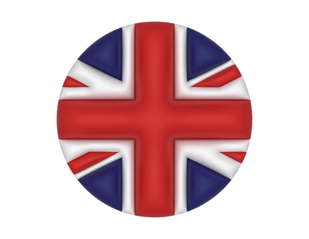3d Uk Flag Circular png