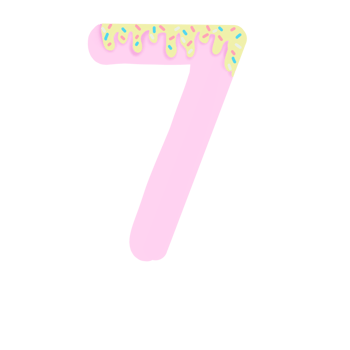Decorations from fantasy numbers 123 png