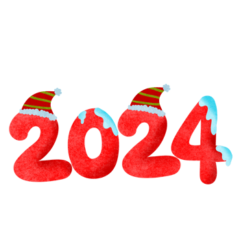 End of the year to welcome 2024 png