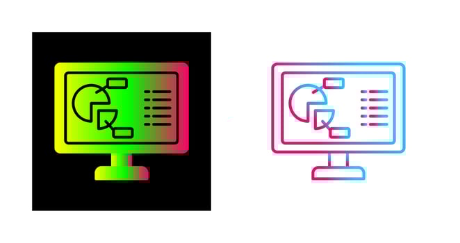 Pie Chart Vector Icon