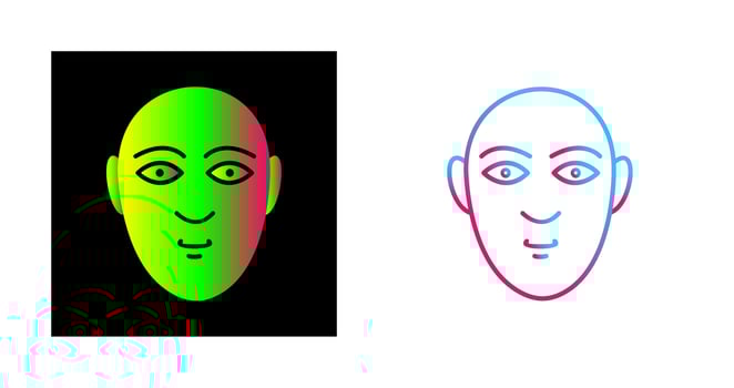 Human Face Vector Icon