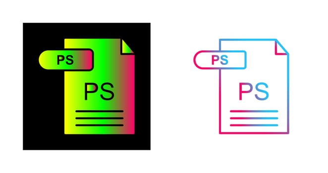 PS Vector Icon