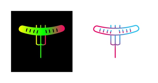 Sausage on Fork Vector Icon
