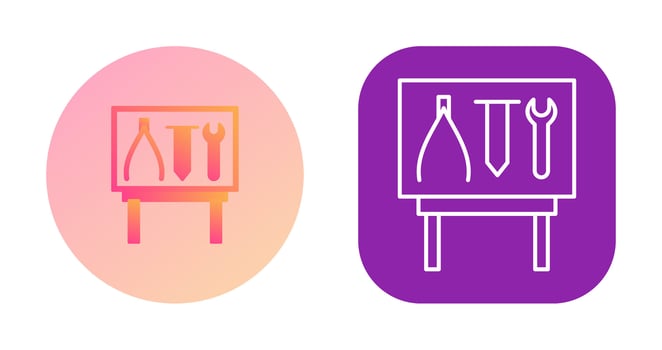 Tools Exhibit Vector Icon