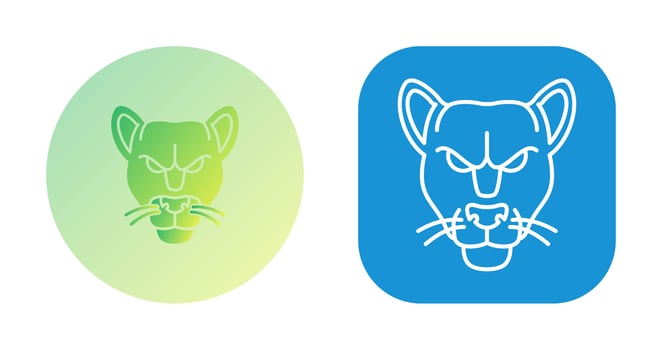 Black Panther Vector Icon