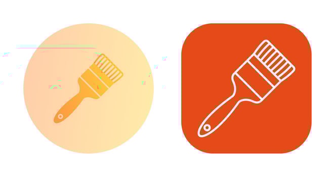 Paint Brush Vector Icon