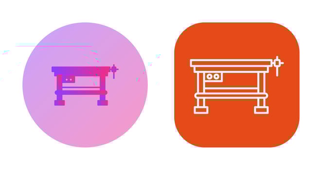 Work Bench Vector Icon
