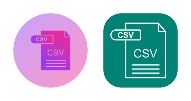 CSV Vector Icon