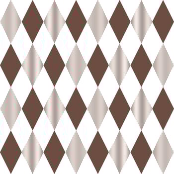 Brown diamond with stripe inside. diamond pattern. diamond pattern background. diamond background. Seamless pattern. for backdrop, decoration, Gift wrapping vector