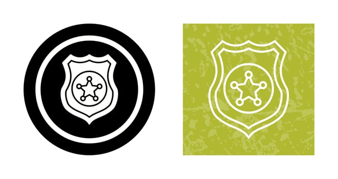 Police shield Vector Icon