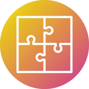 Puzzle Vector Icon Design Illustration