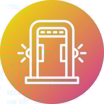 Body Scanner Vector Icon Design Illustration